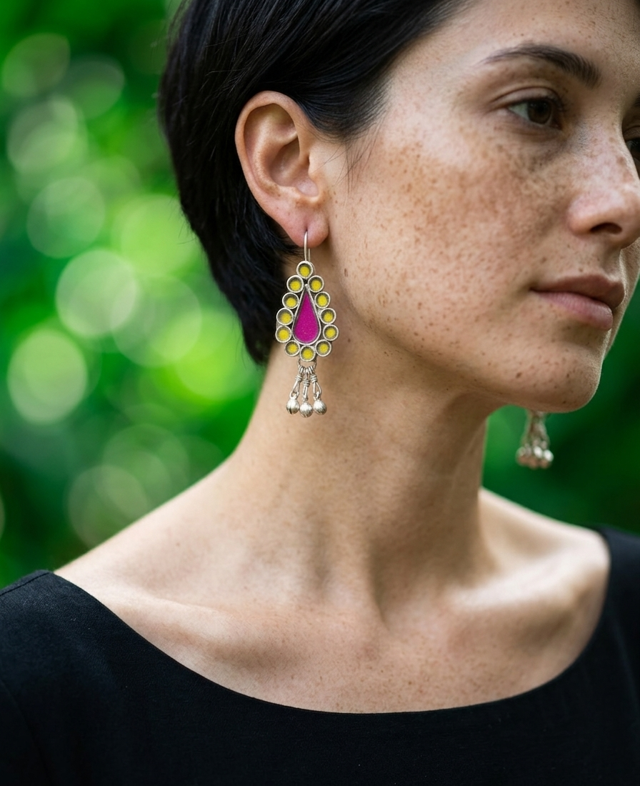 Nuraani Glass Earrings