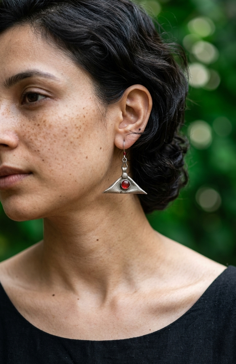 Jwala Afghan Earrings
