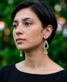 Nuraani Glass Earrings