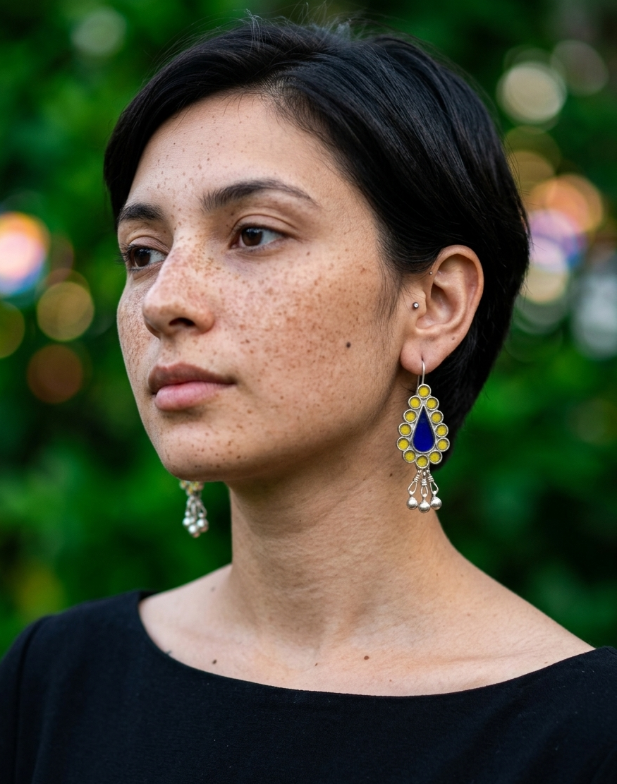 Nuraani Glass Earrings