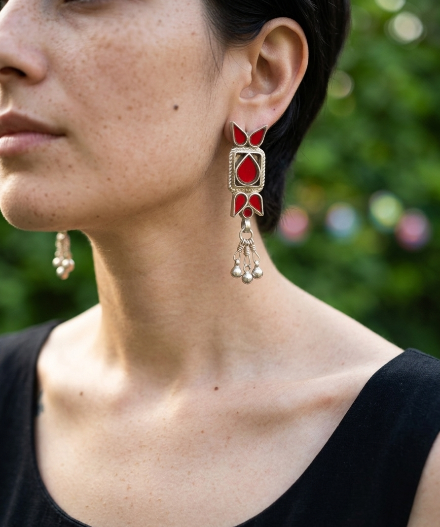 Kaizah Glass Earrings