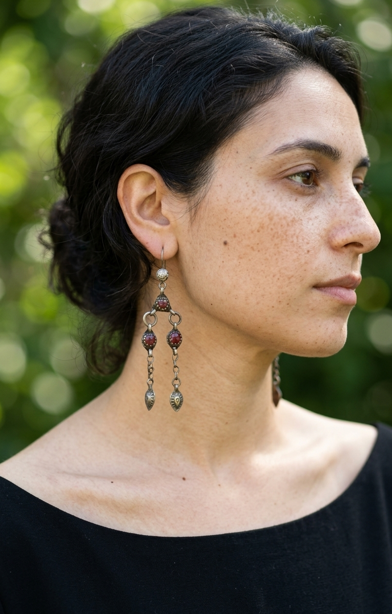 Arjun Afghan Earrings