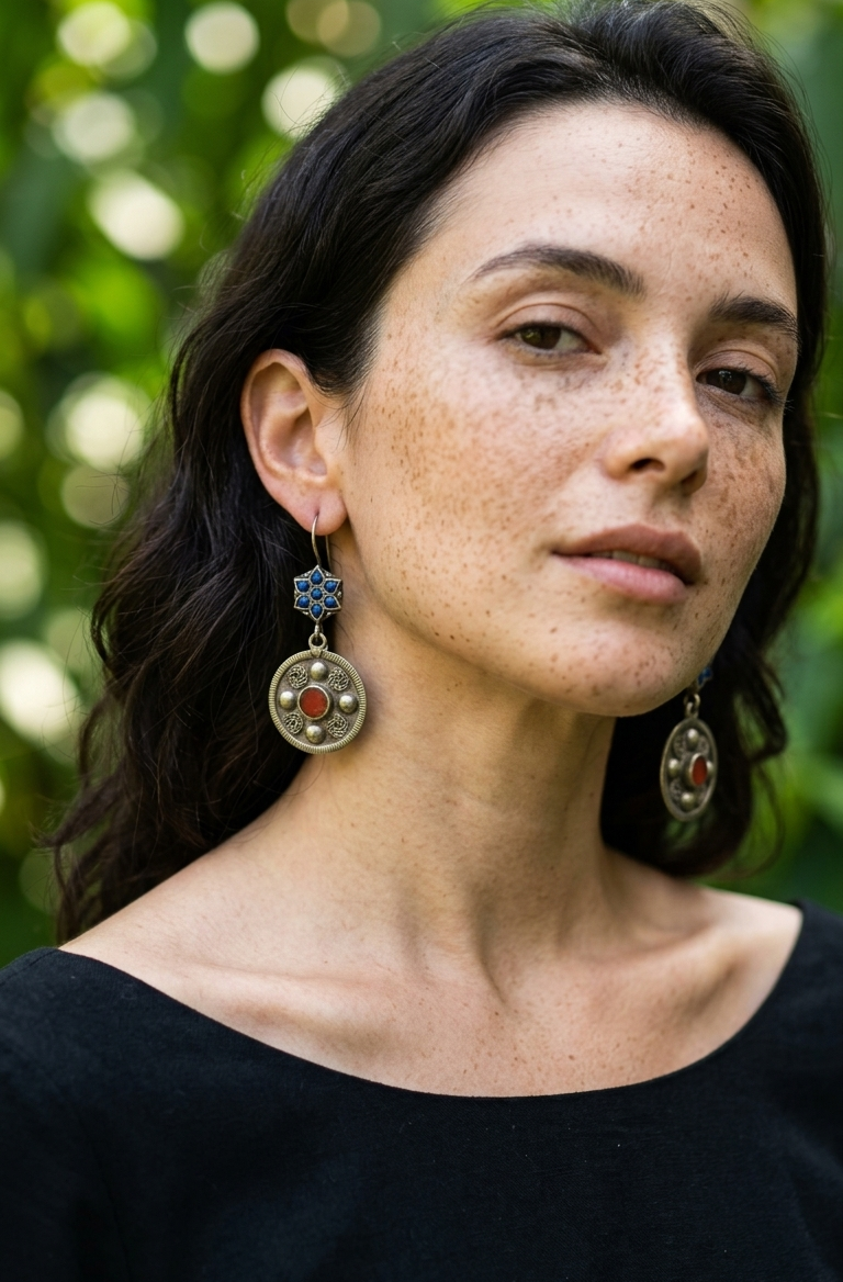 Deva Afghan Earrings