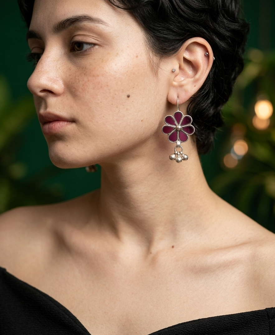 Ratna Glass Earrings
