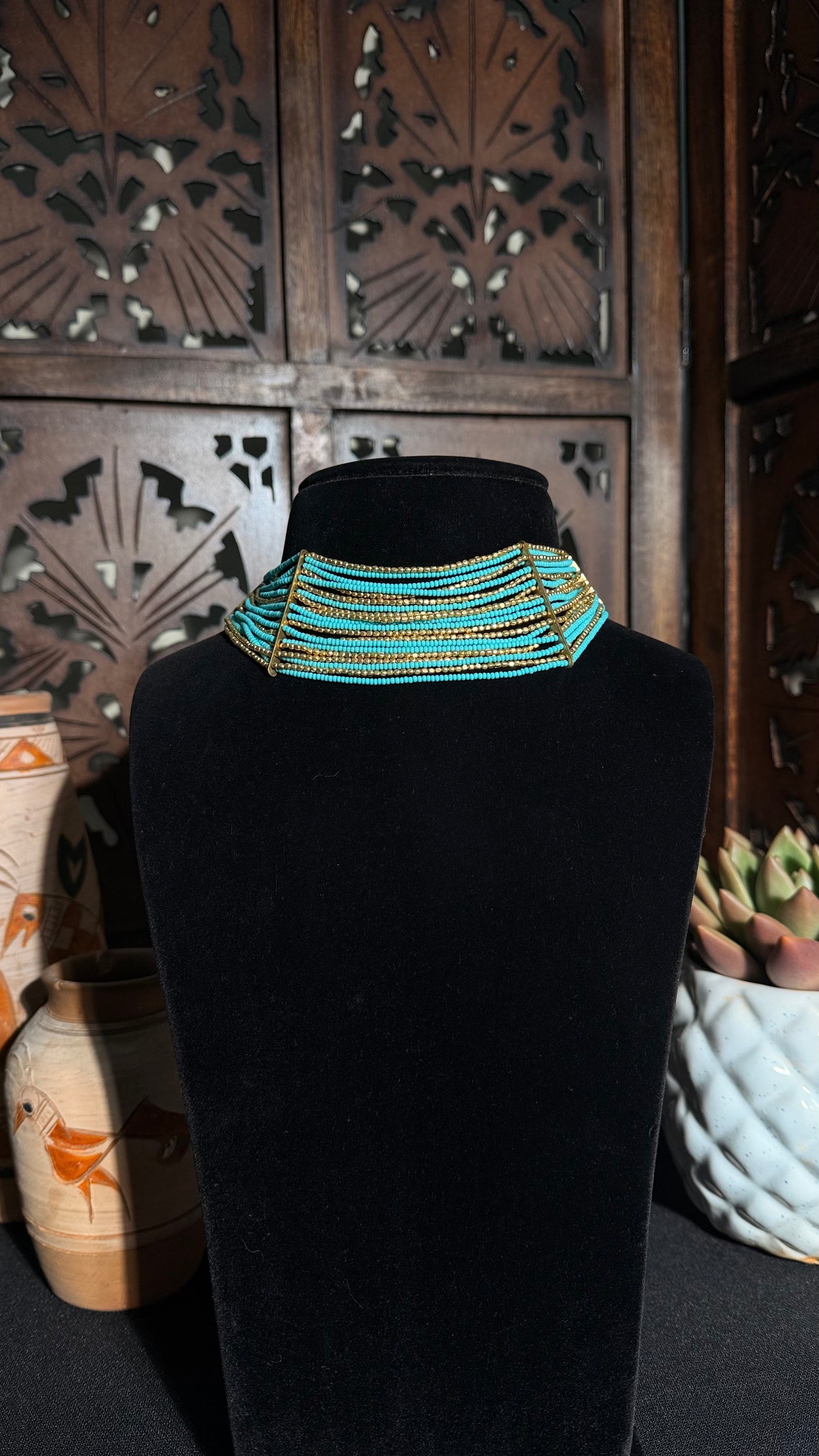 Zaffar Brass Necklace