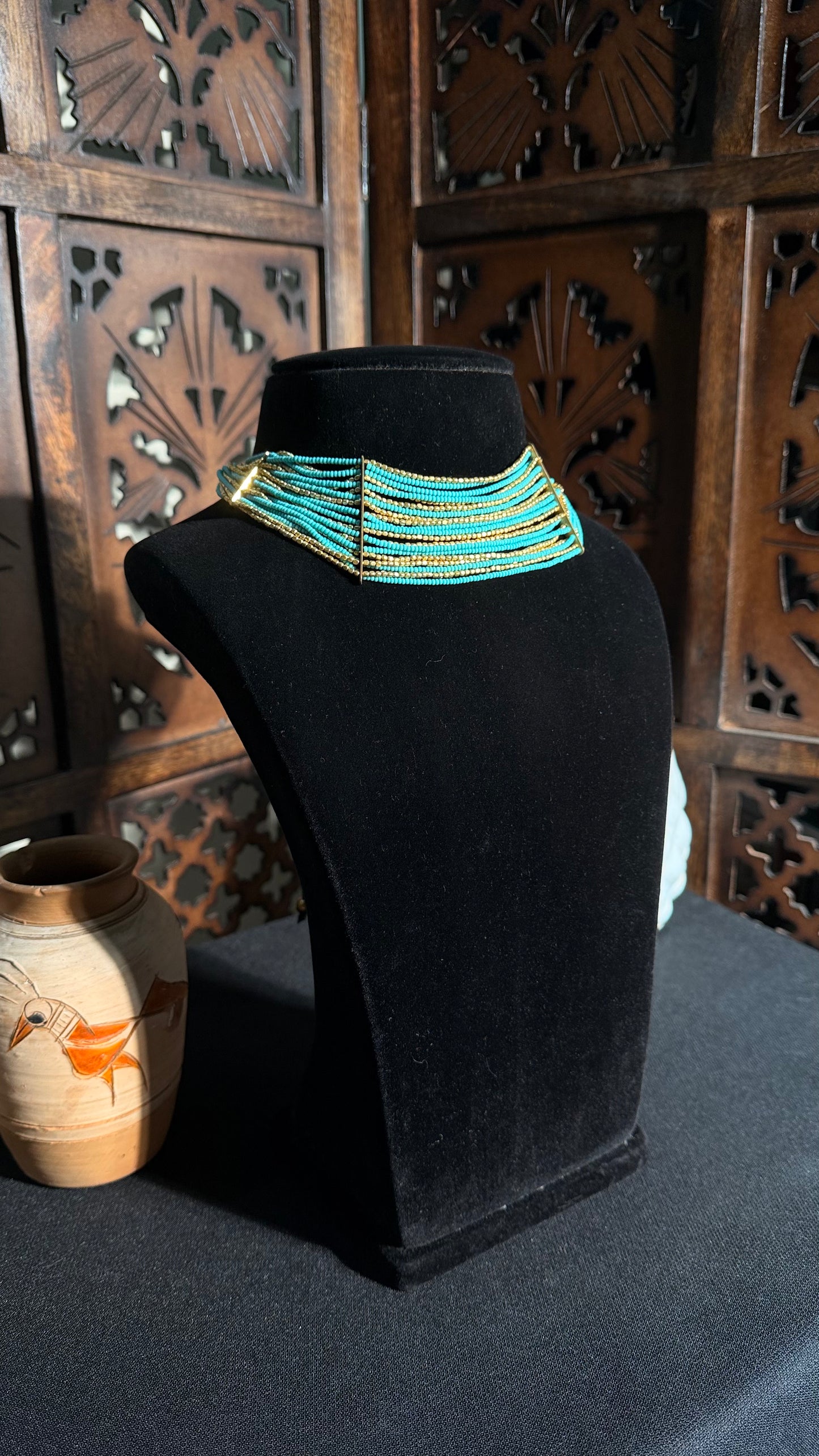 Zaffar Brass Necklace