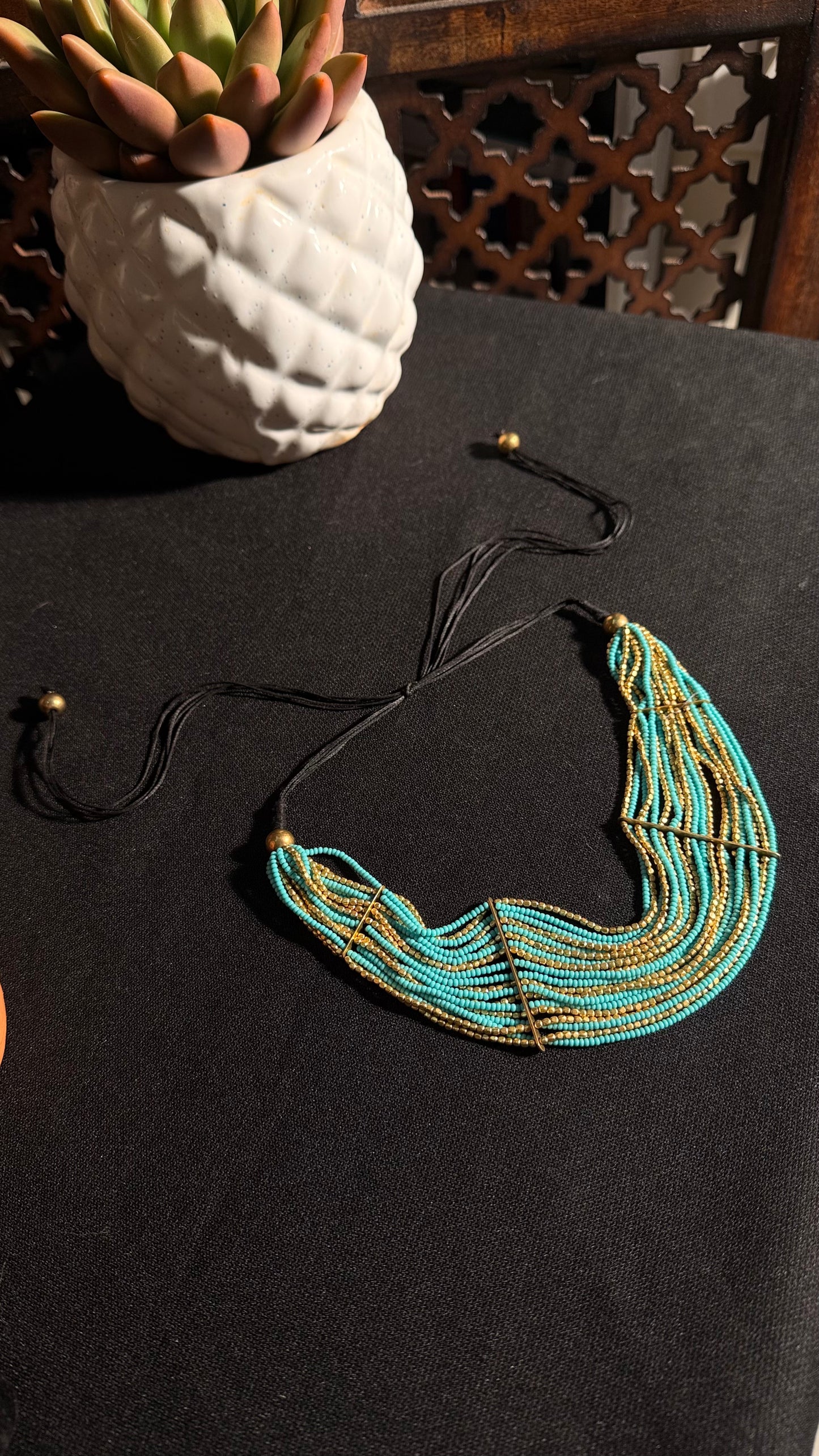 Zaffar Brass Necklace