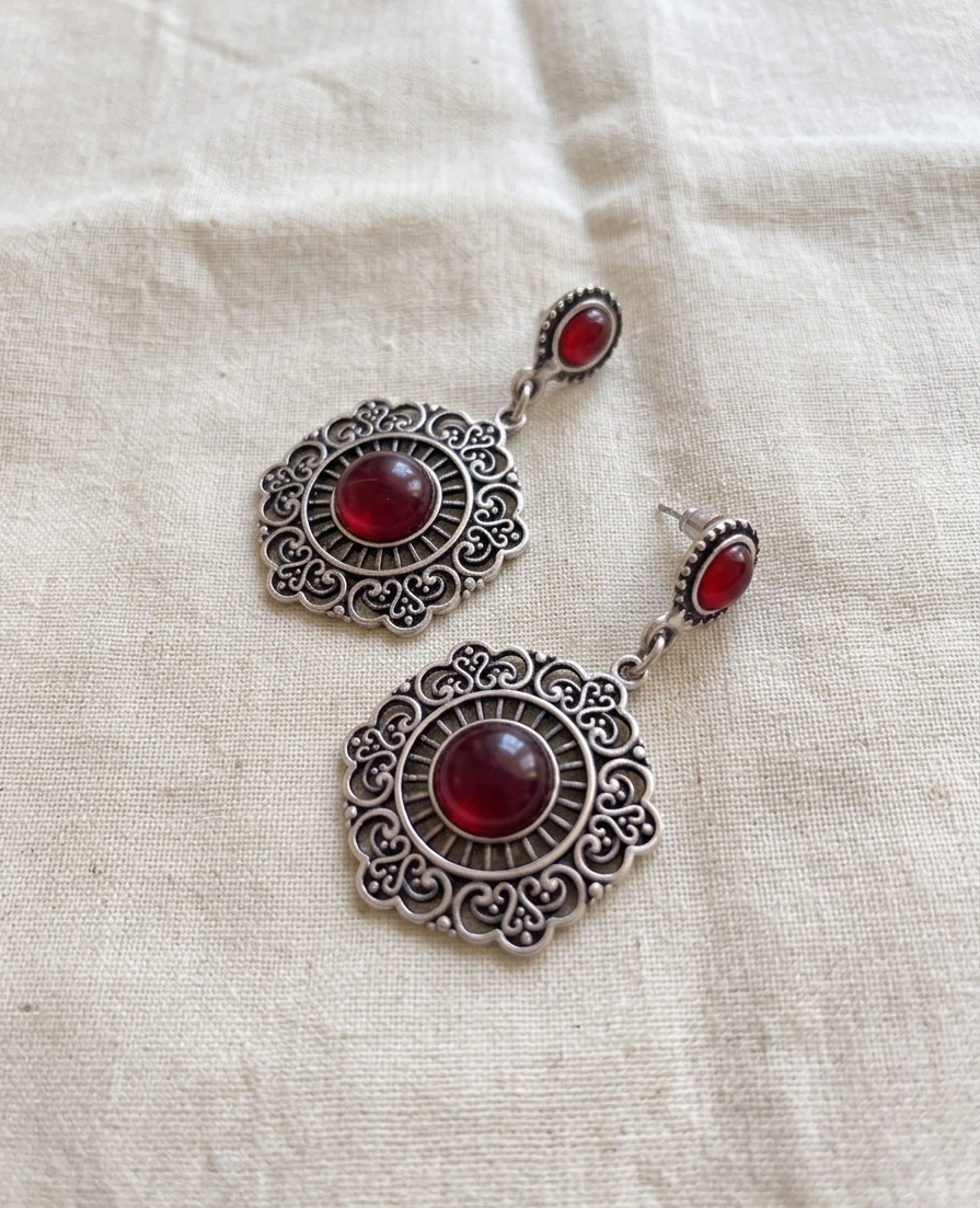 Yela Zamak Earrings