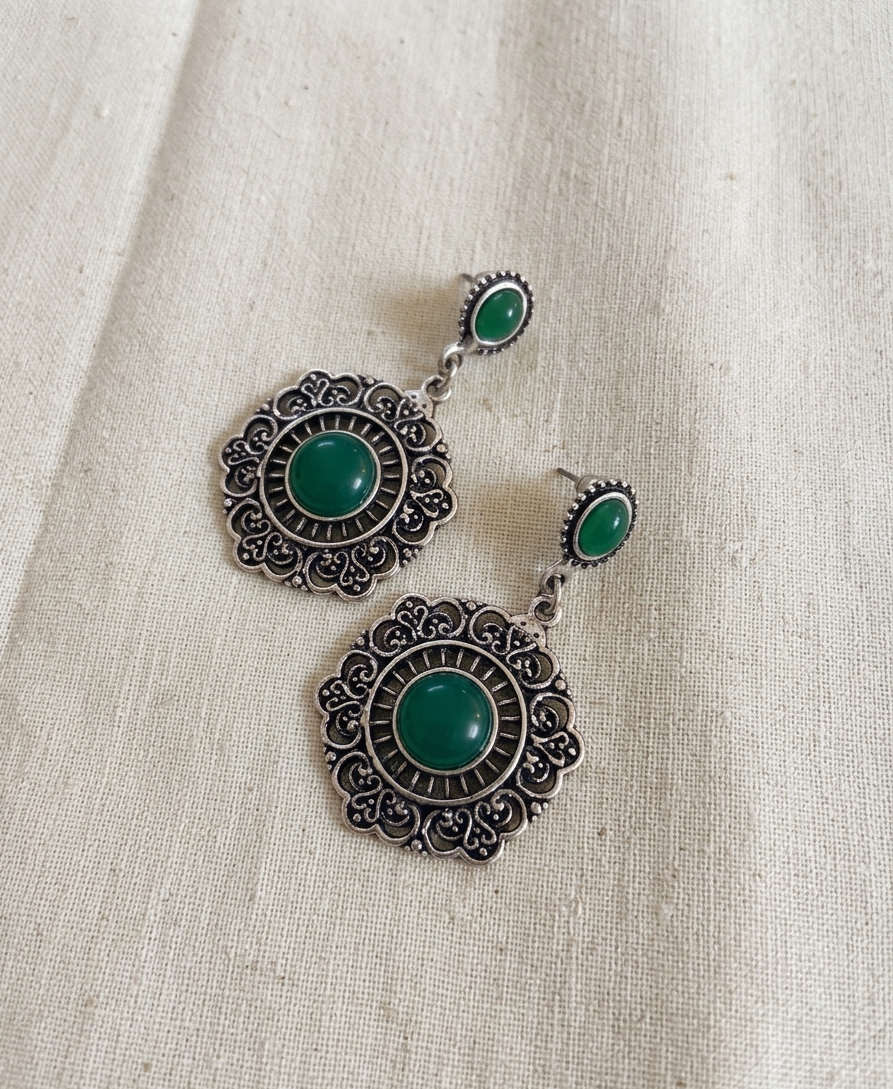 Yela Zamak Earrings