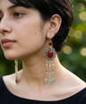 Isaq Zamak Earrings