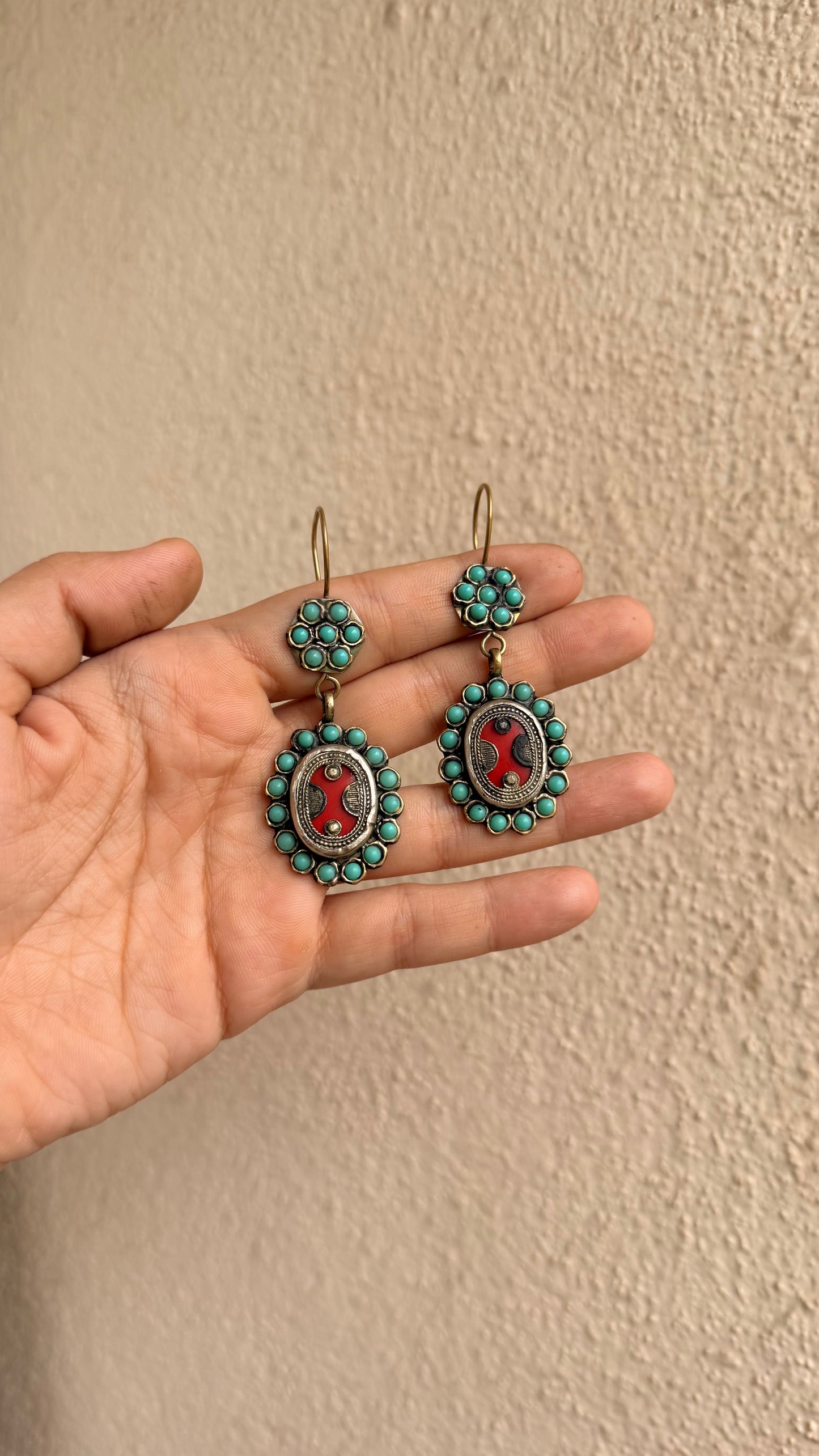 Shiney Afghan Earrings