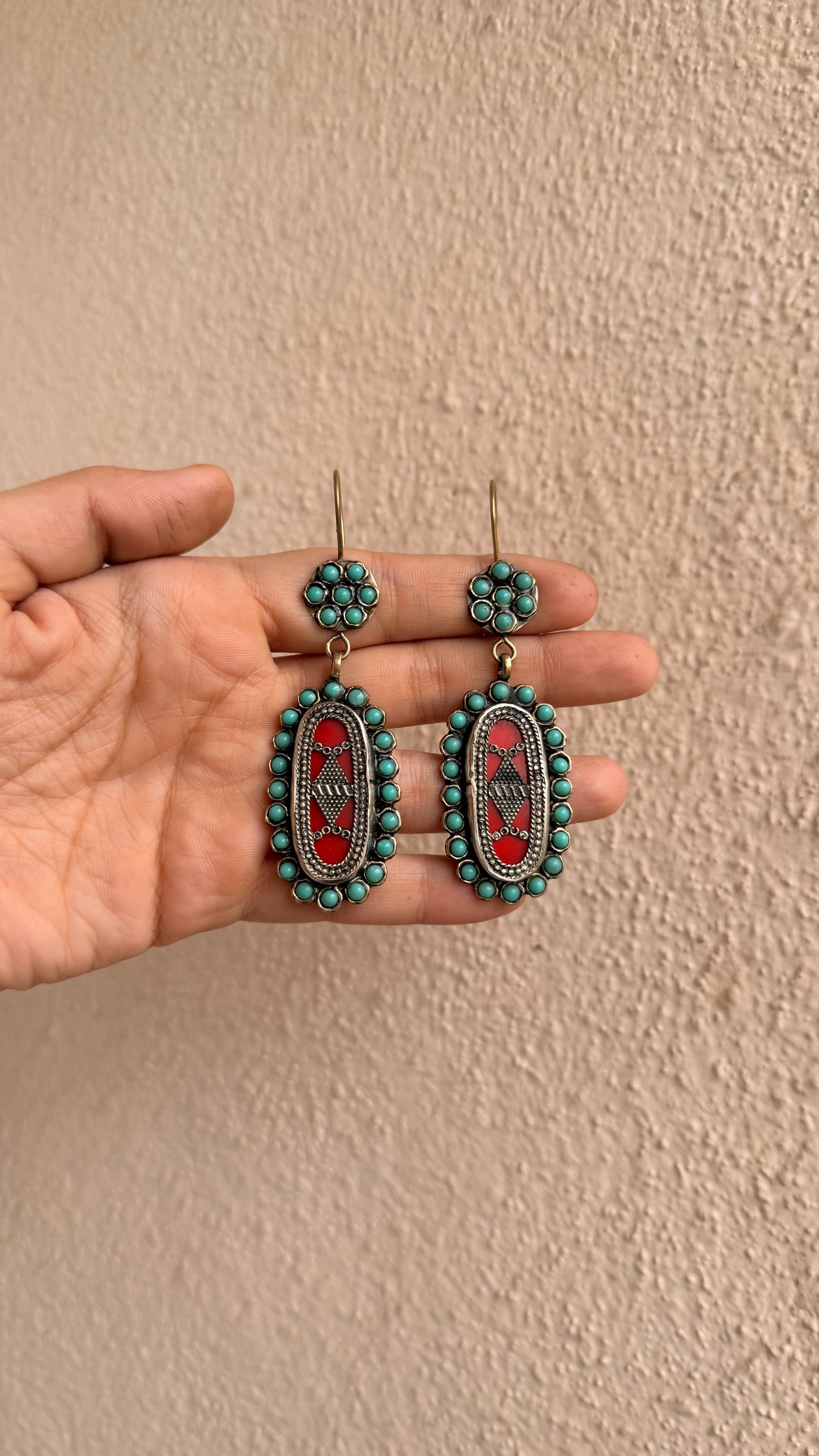 Tabu Afghan Earrings