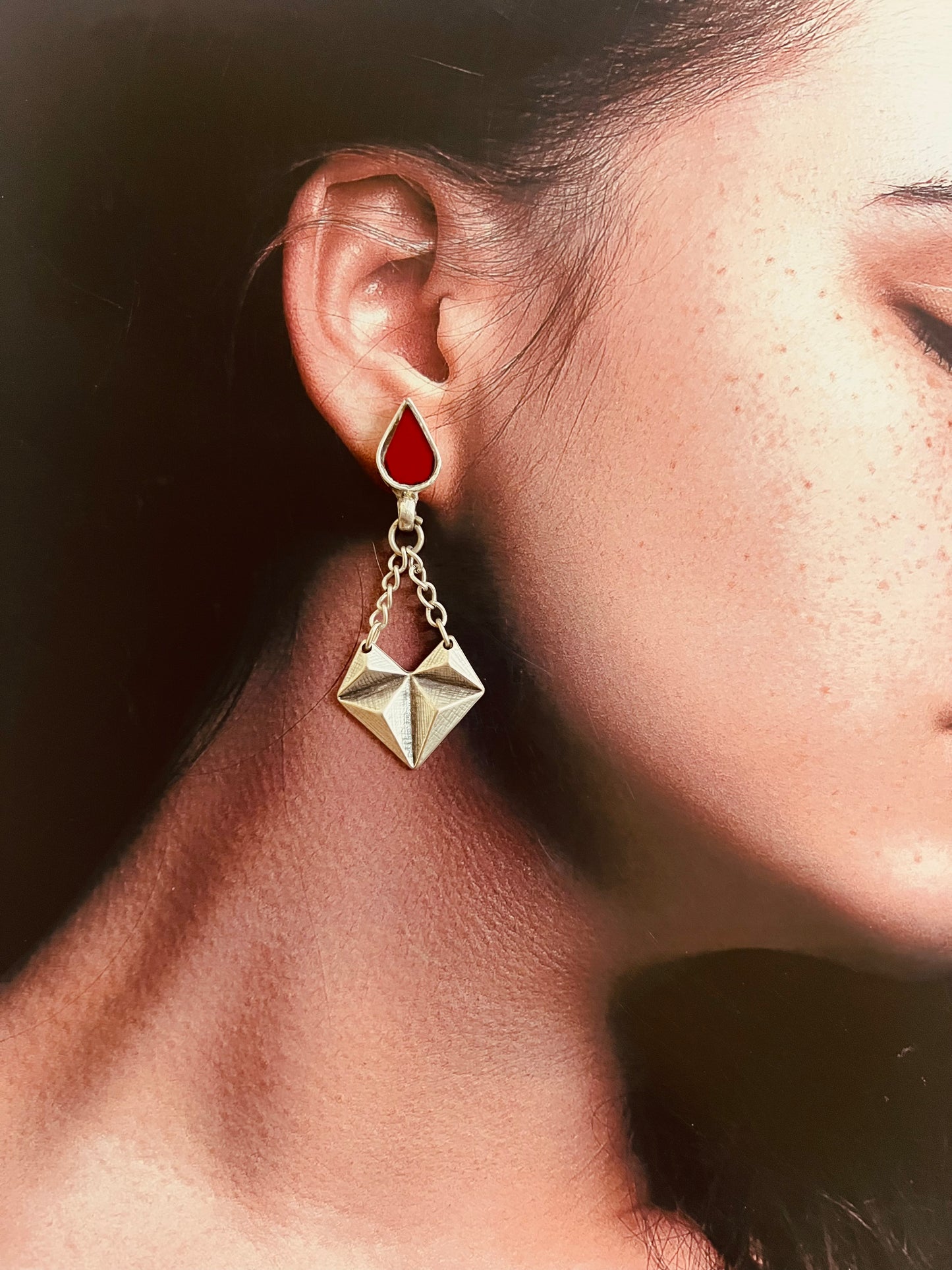 Qaba Zamak Earrings