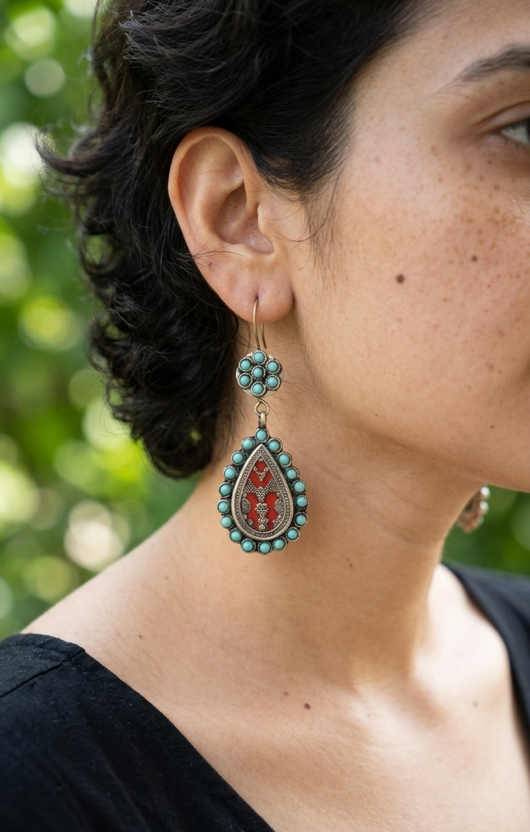 Evaa Afghan Earrings