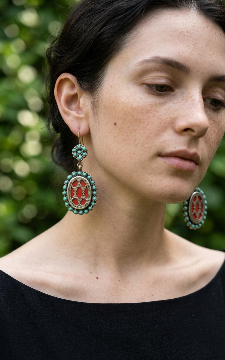 Niyati Afghan Earrings