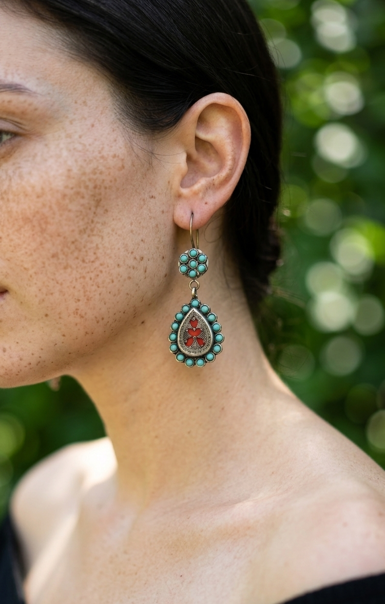 Jeevani Afghan Earrings