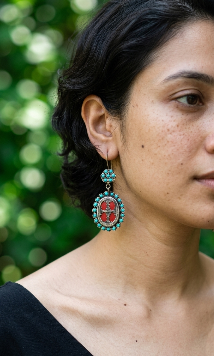Jaaneman Afghan Earrings