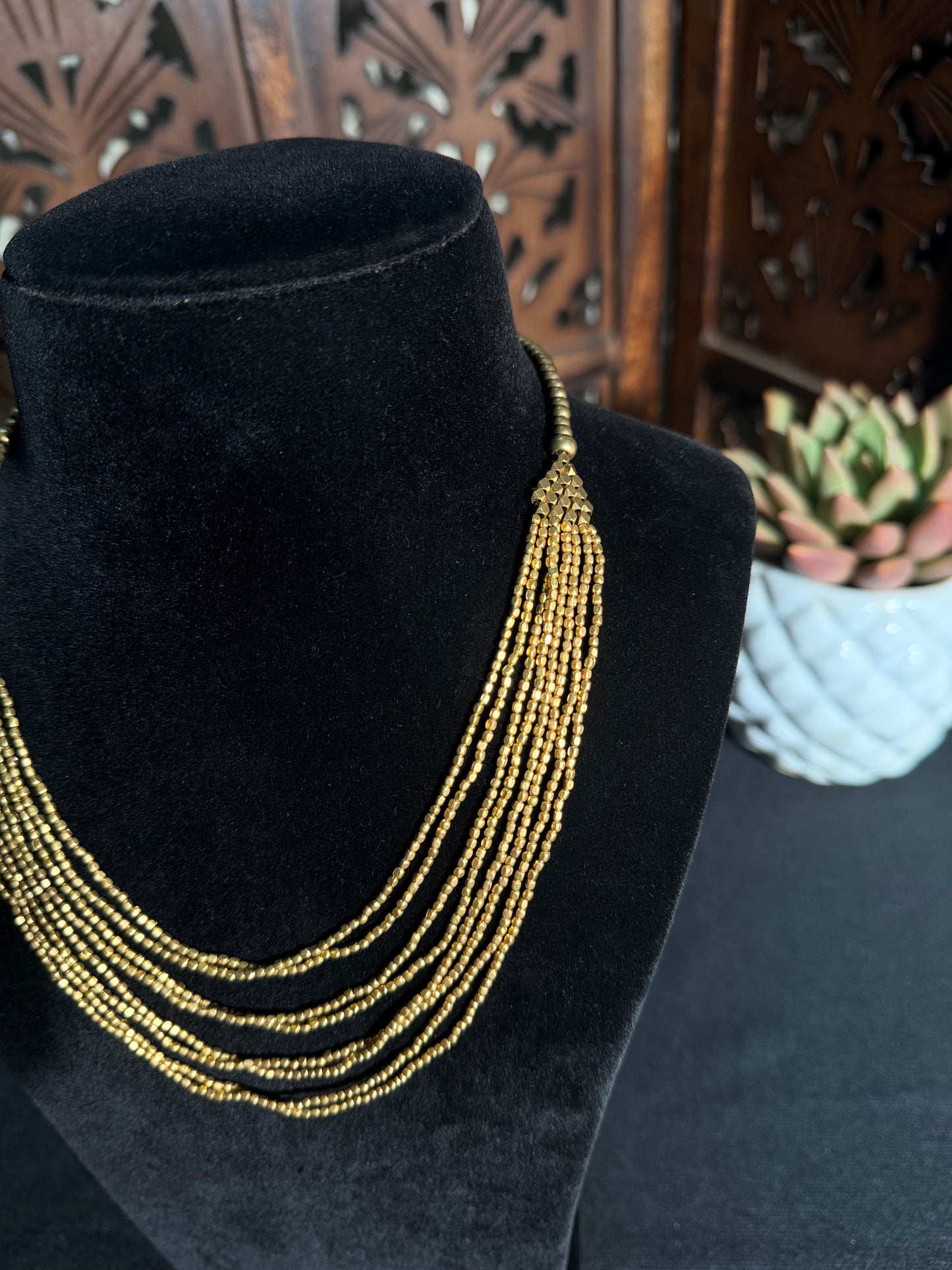 Devraj Brass Necklace
