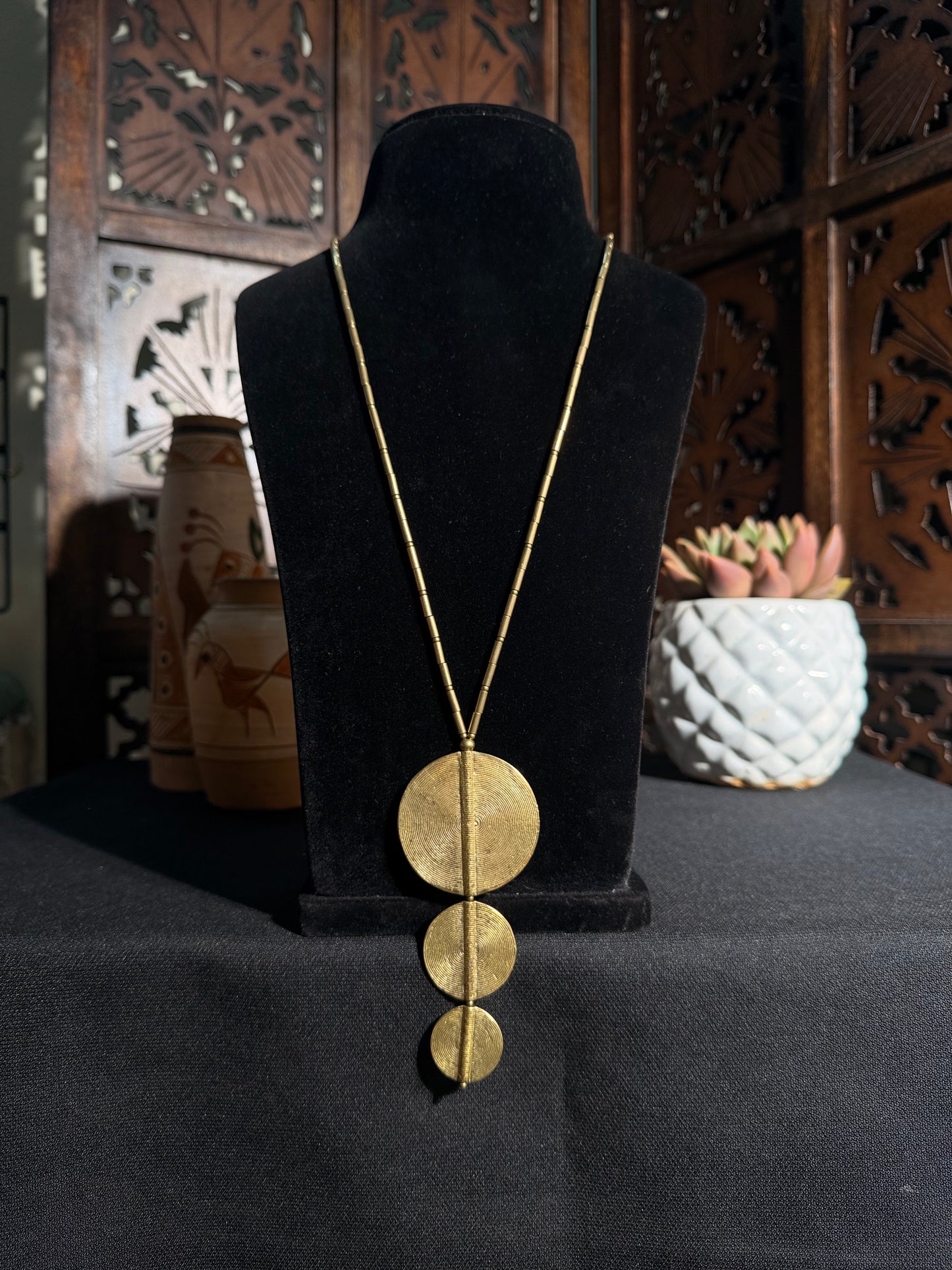 Kavach Brass Necklace