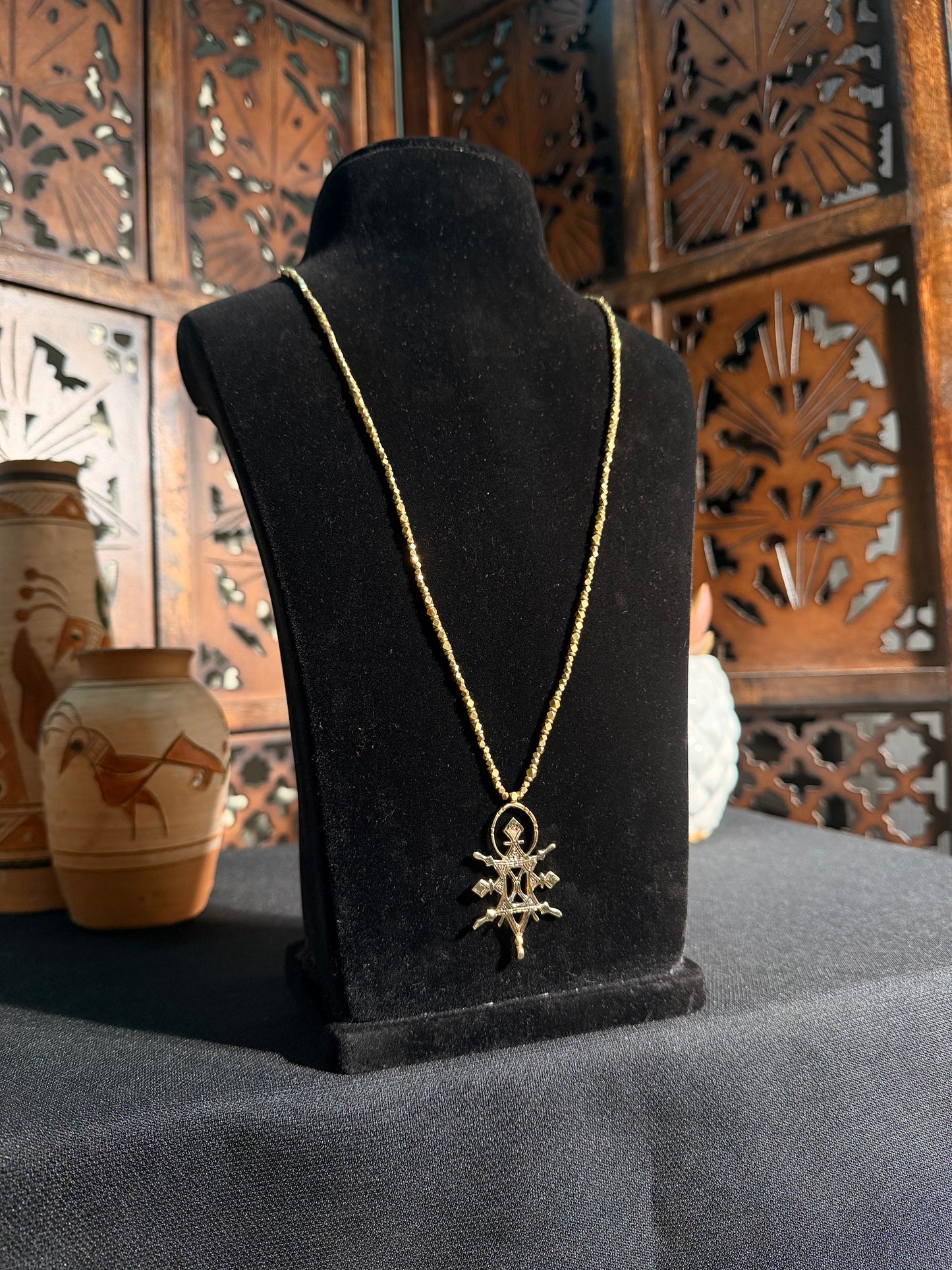 Madri Brass Necklace