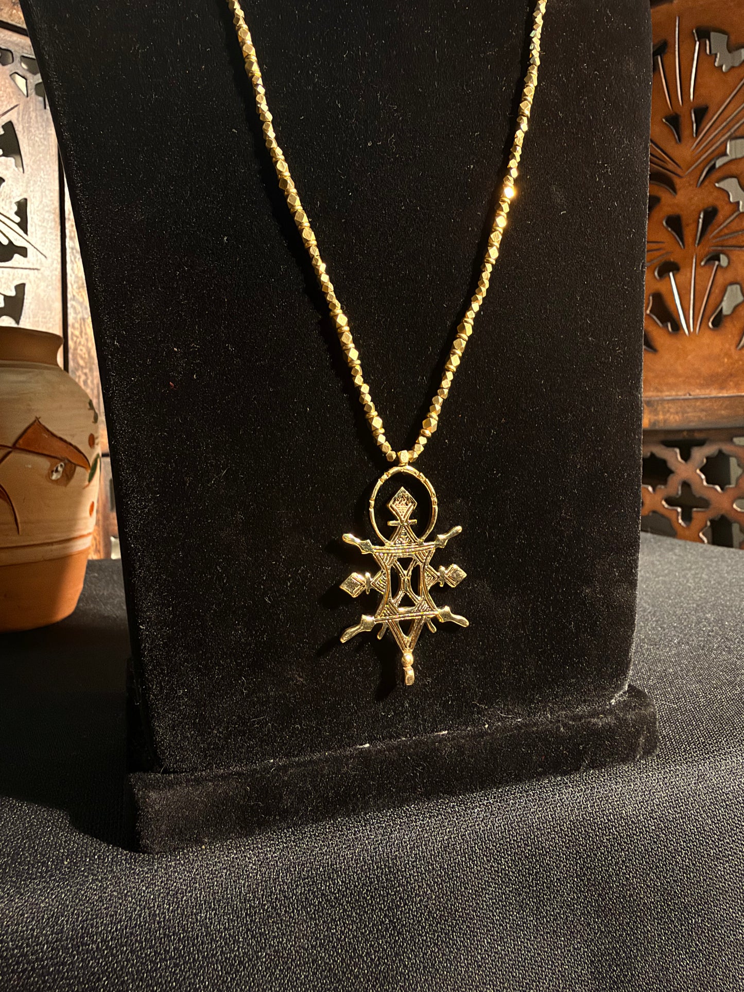 Madri Brass Necklace