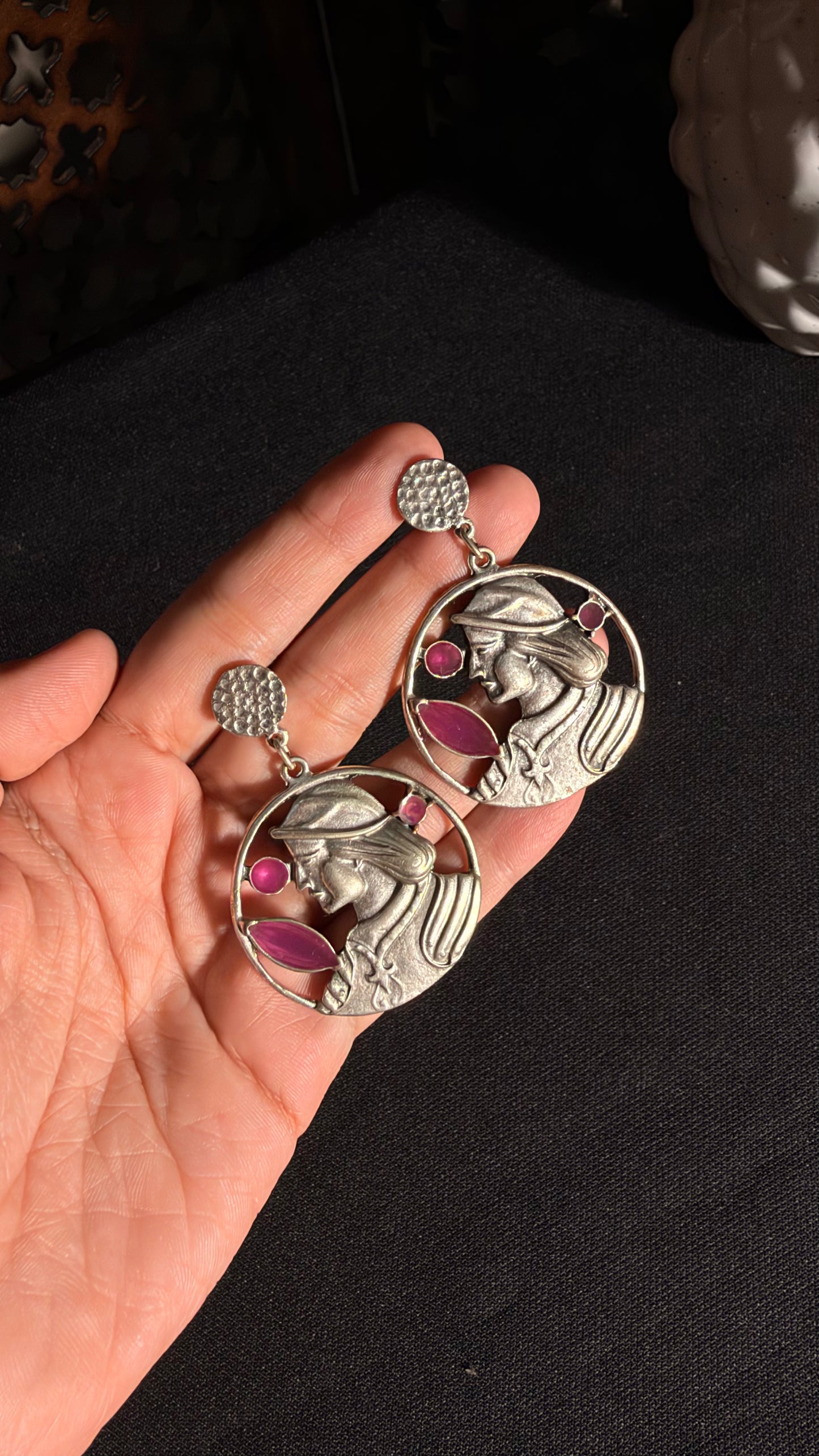 Griha Zamak Earrings