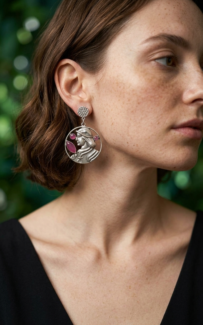 Griha Zamak Earrings