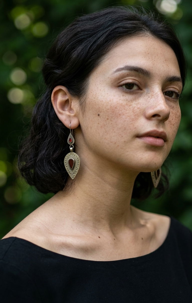 Ejaa Zamak Earrings