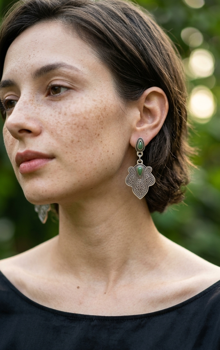 Ritu Zamak Earrings