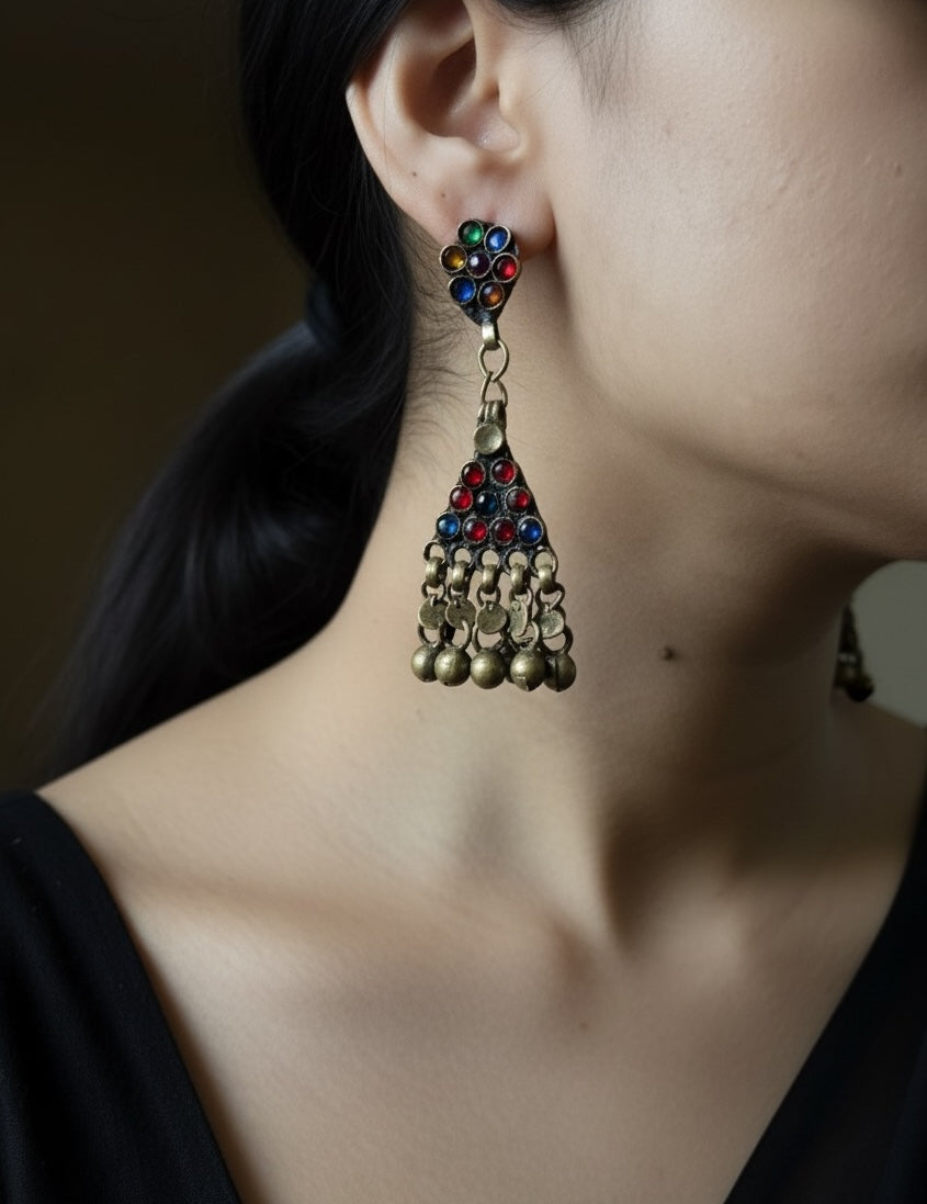 Mooda Afghan Earrings
