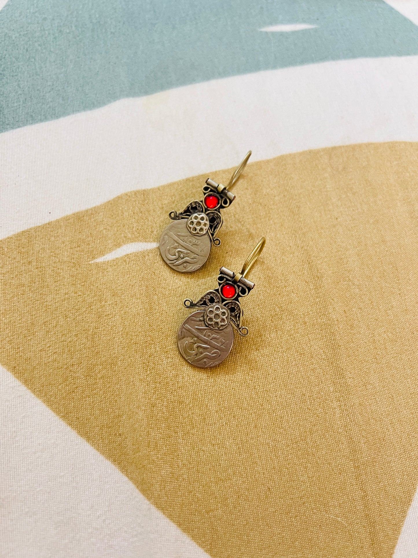 Roar Afghan Earrings