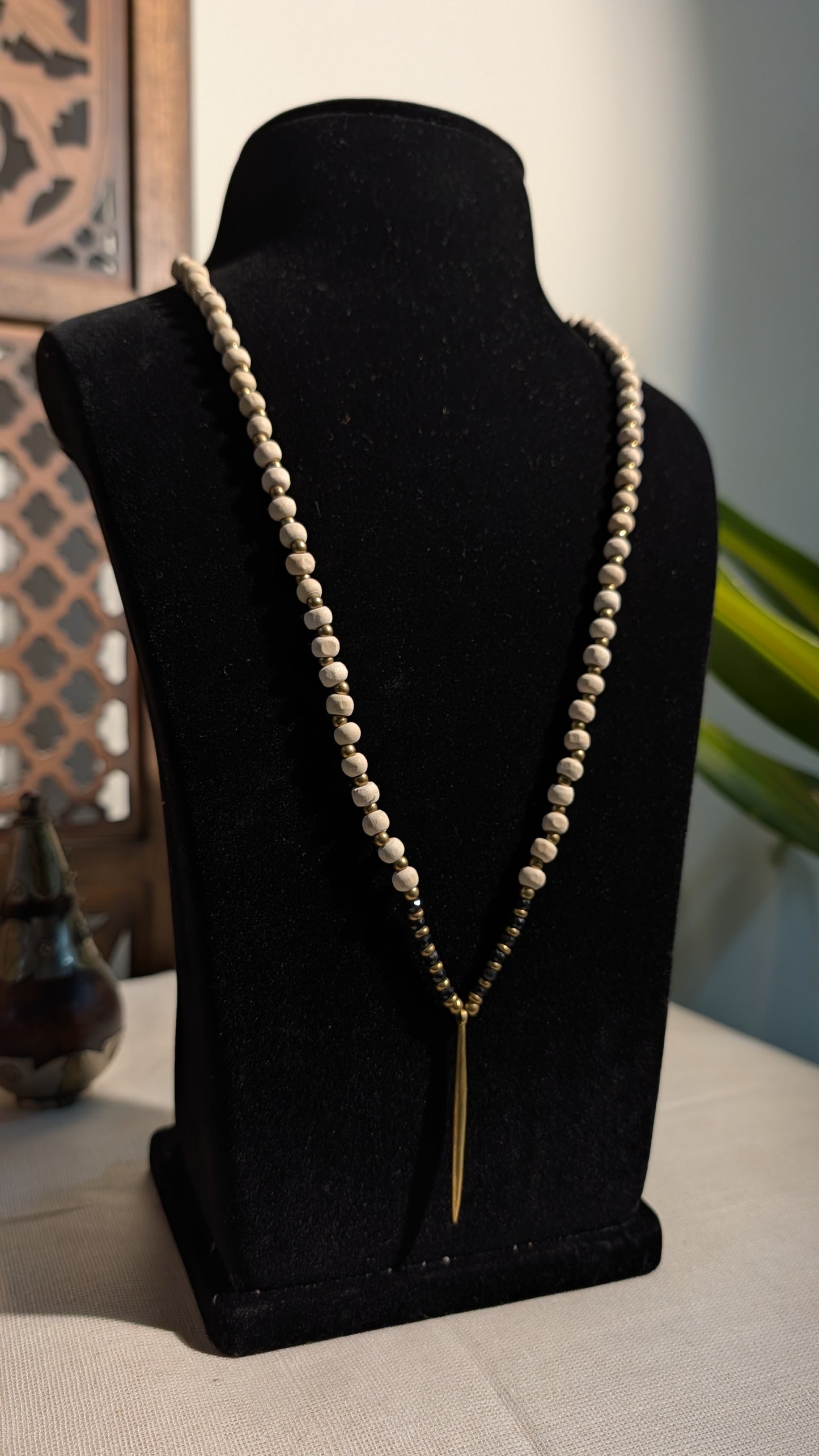 Tehra Brass Necklace
