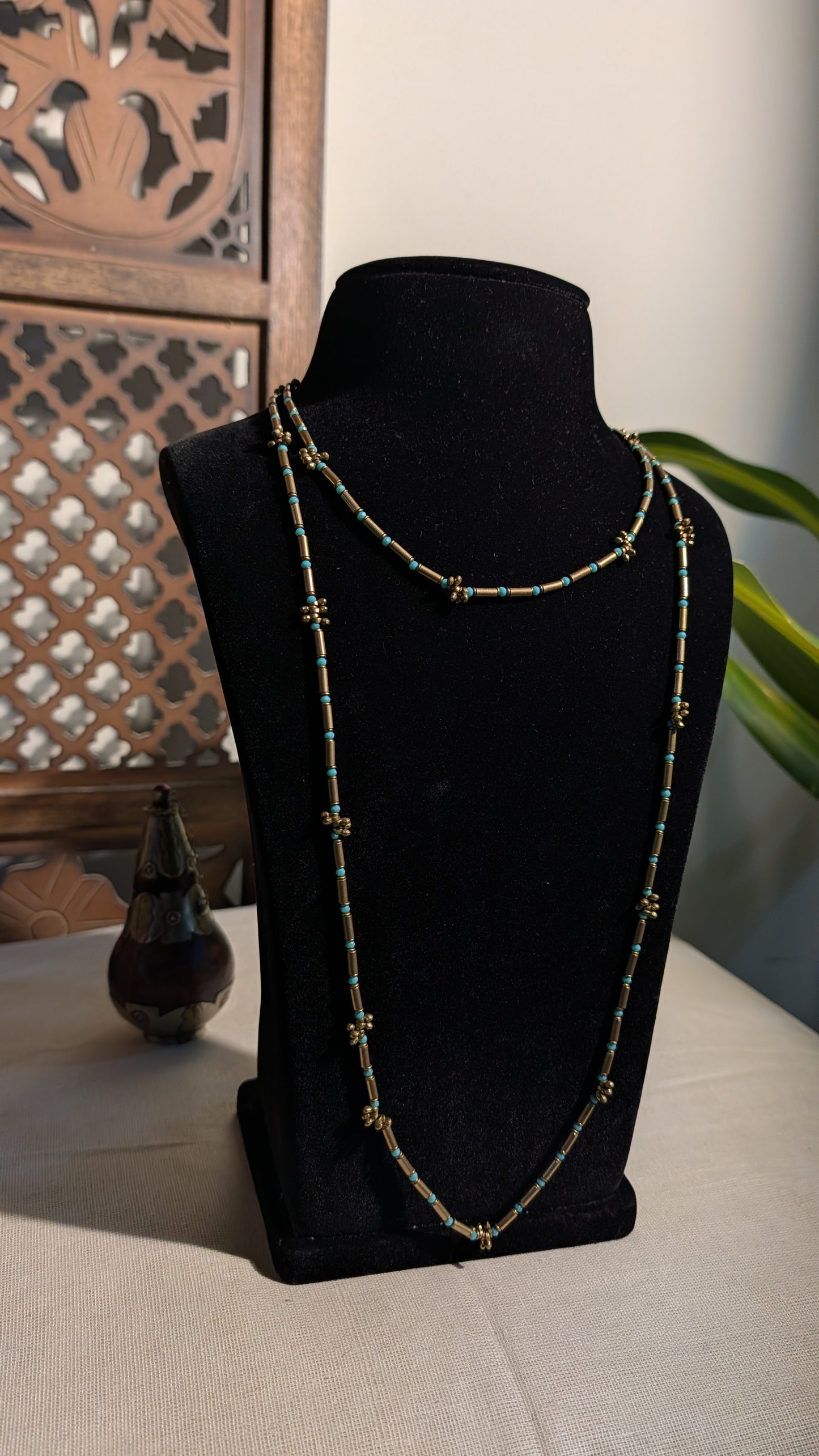 Rubi Brass Necklace