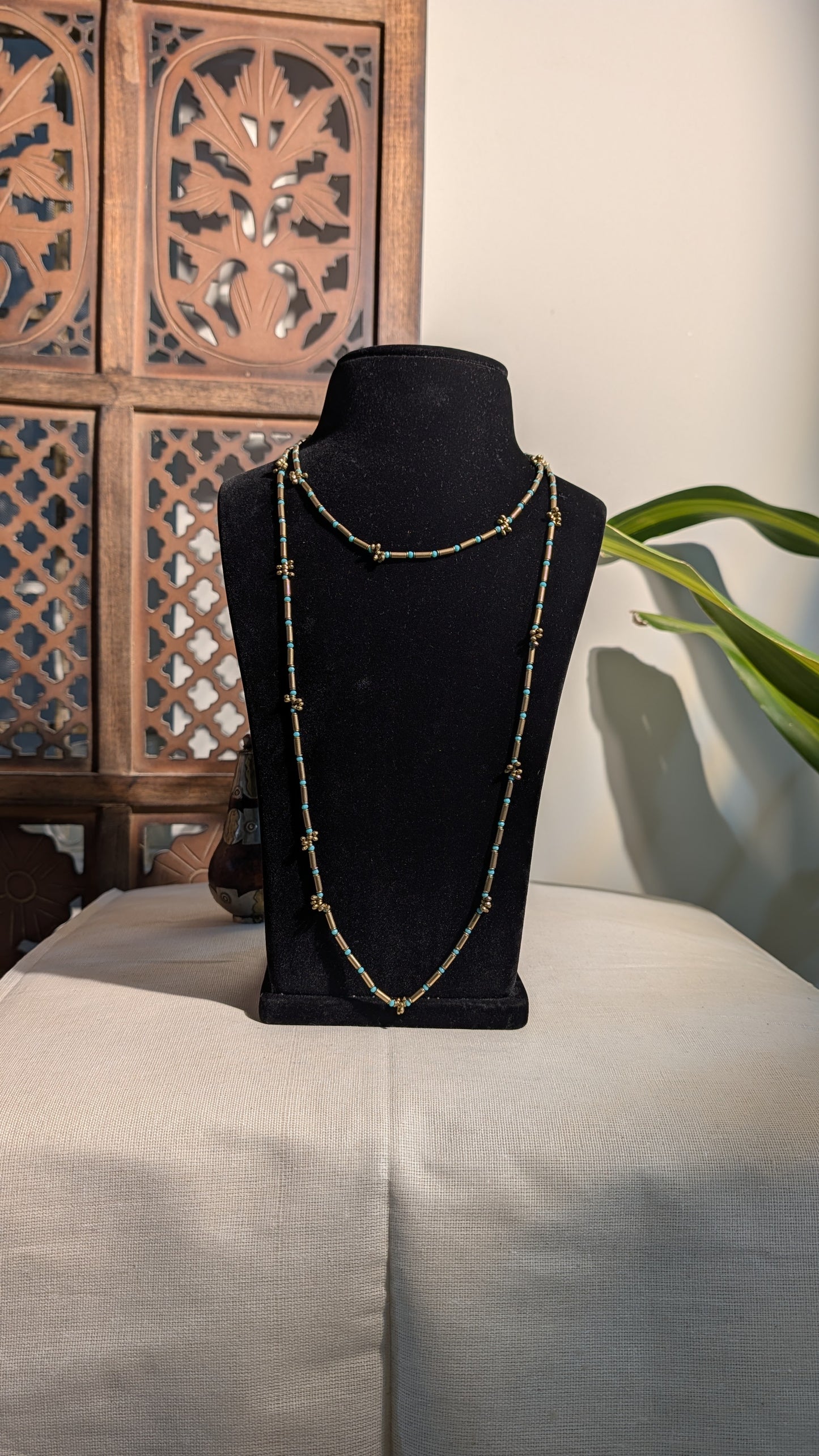 Rubi Brass Necklace