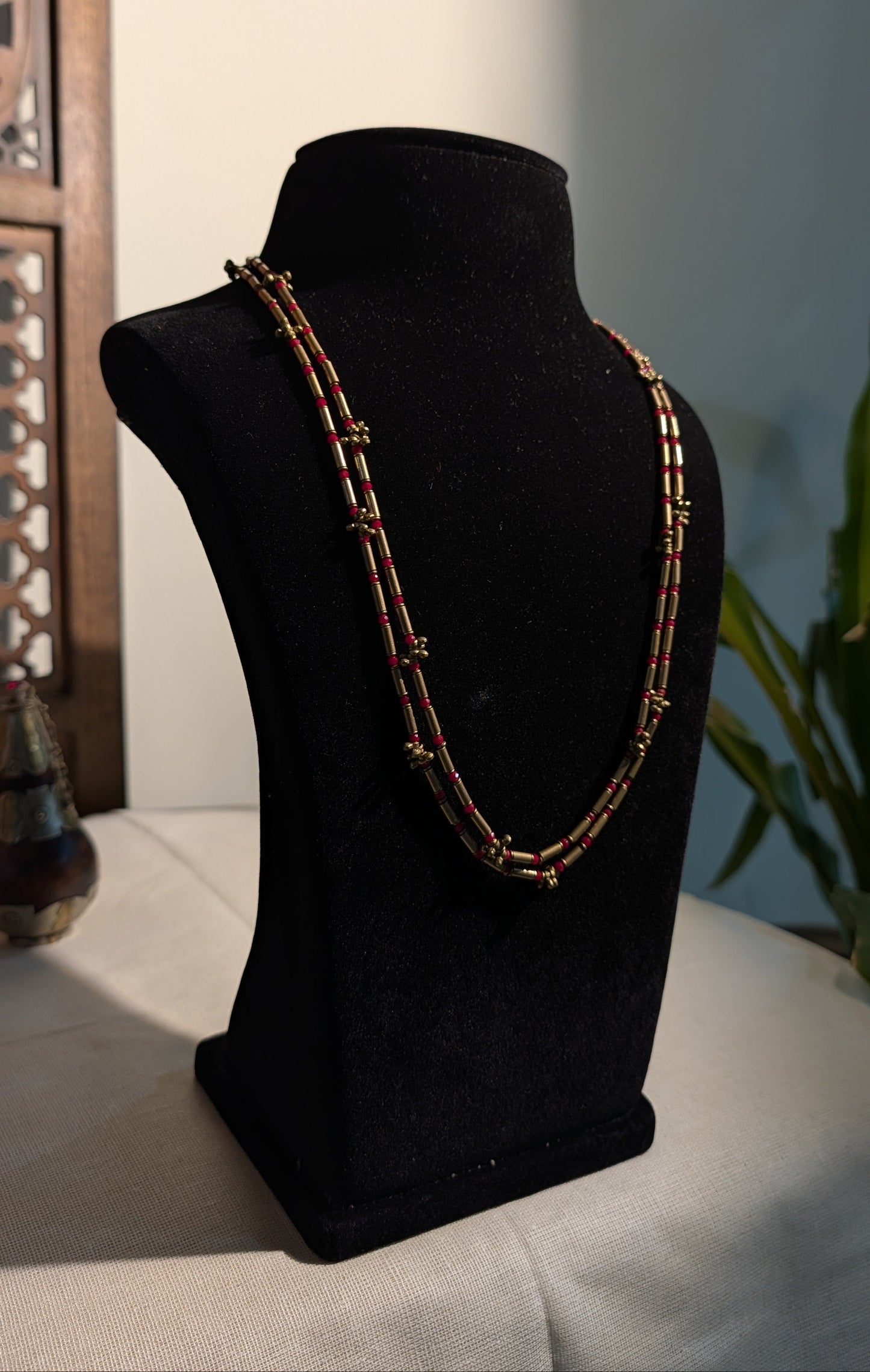 Rubi Brass Necklace