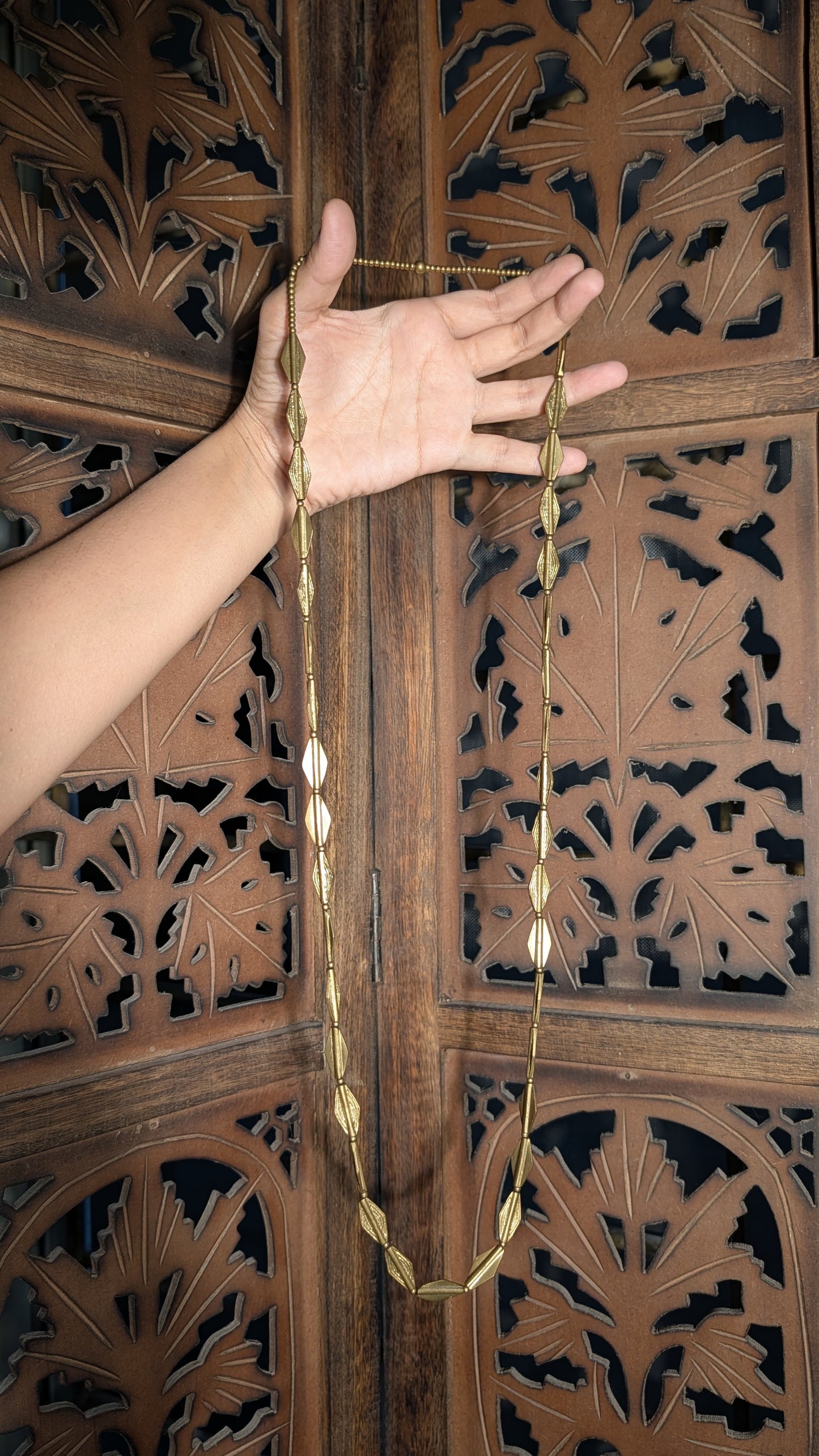 Luna Brass Necklace