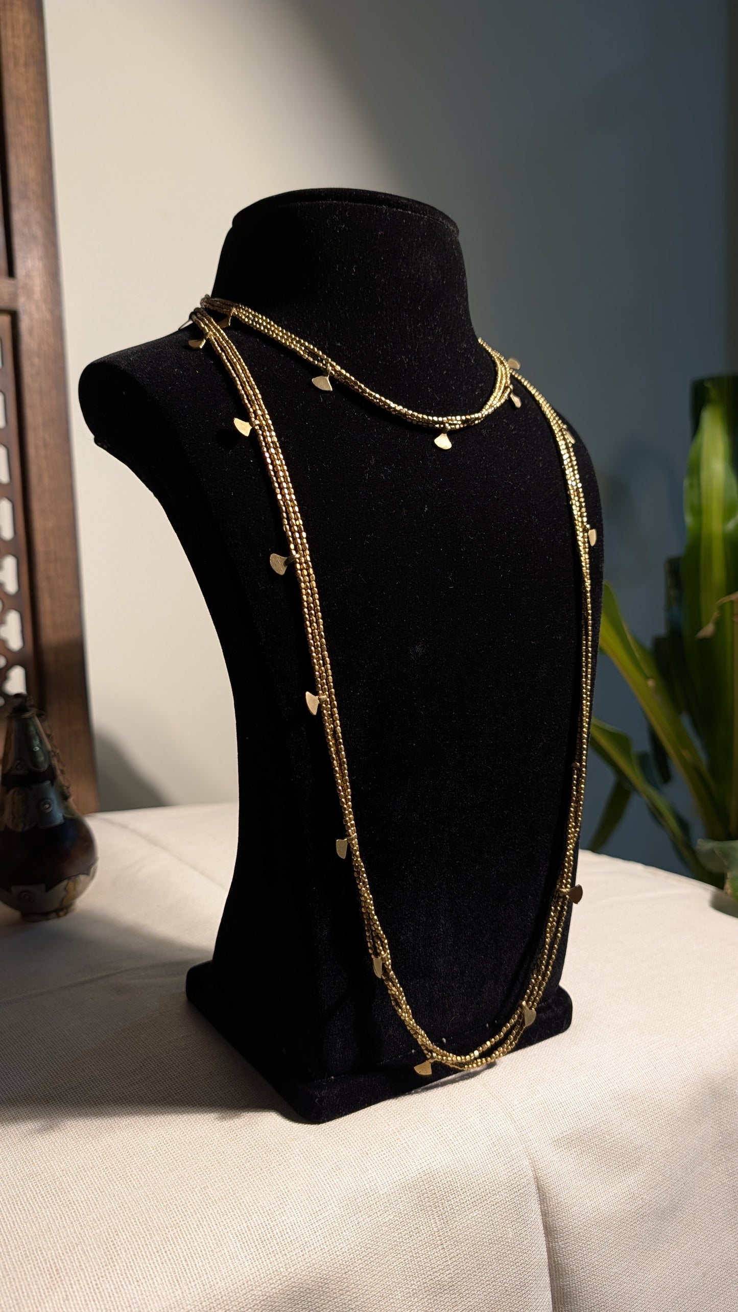 Jaali Brass Necklace