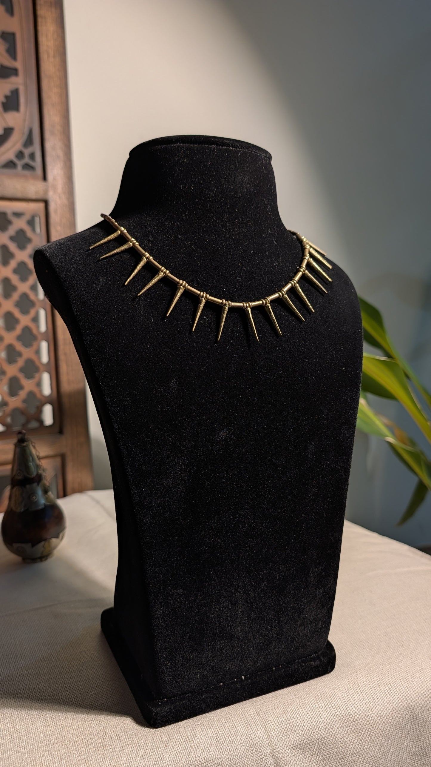 Puta Brass Necklace