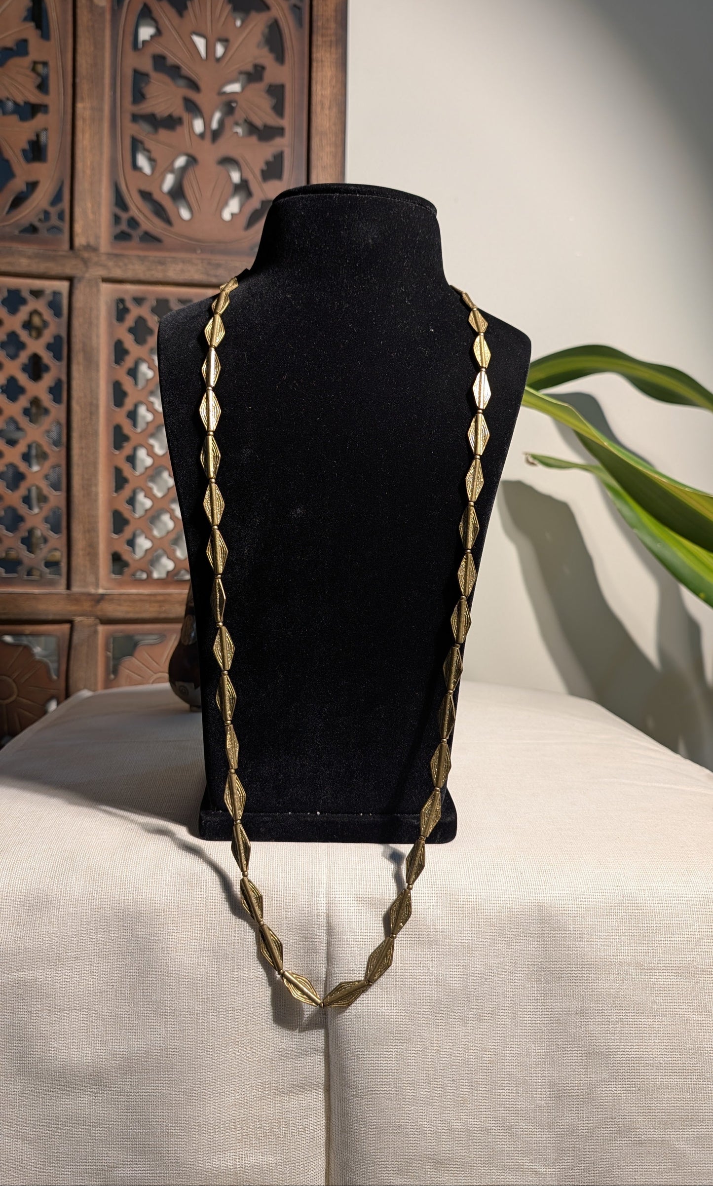 Luna Brass Necklace