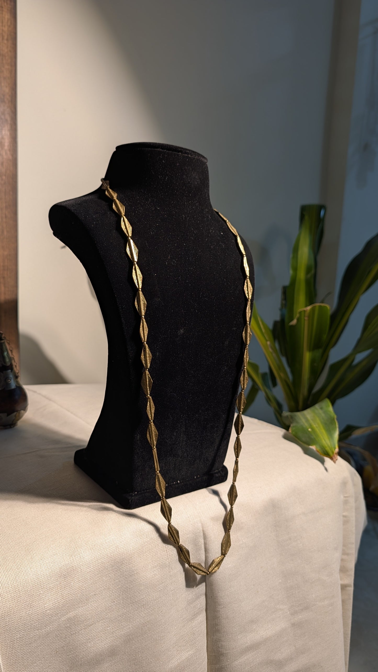 Luna Brass Necklace