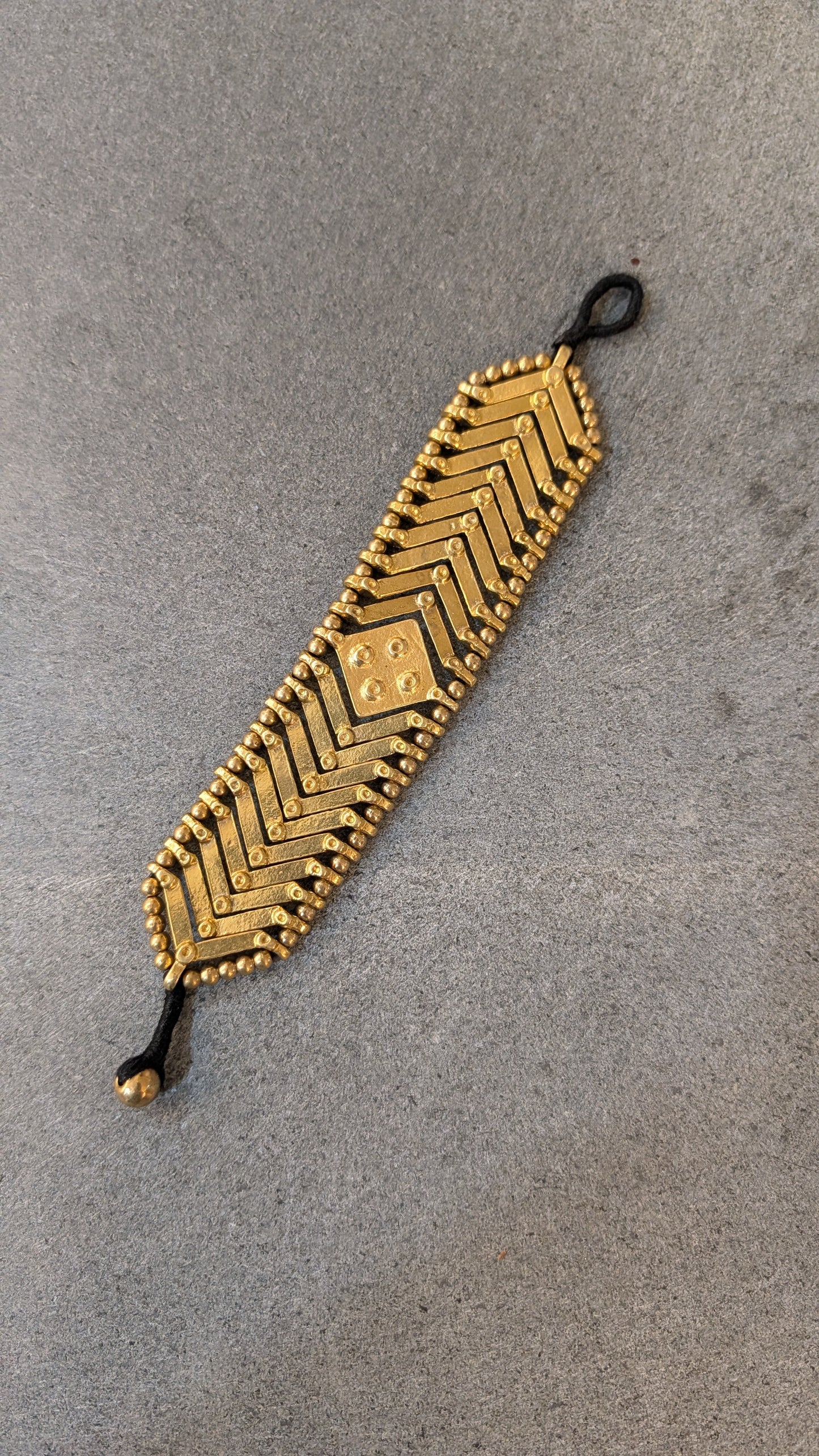 Aahang Brass Bracelet