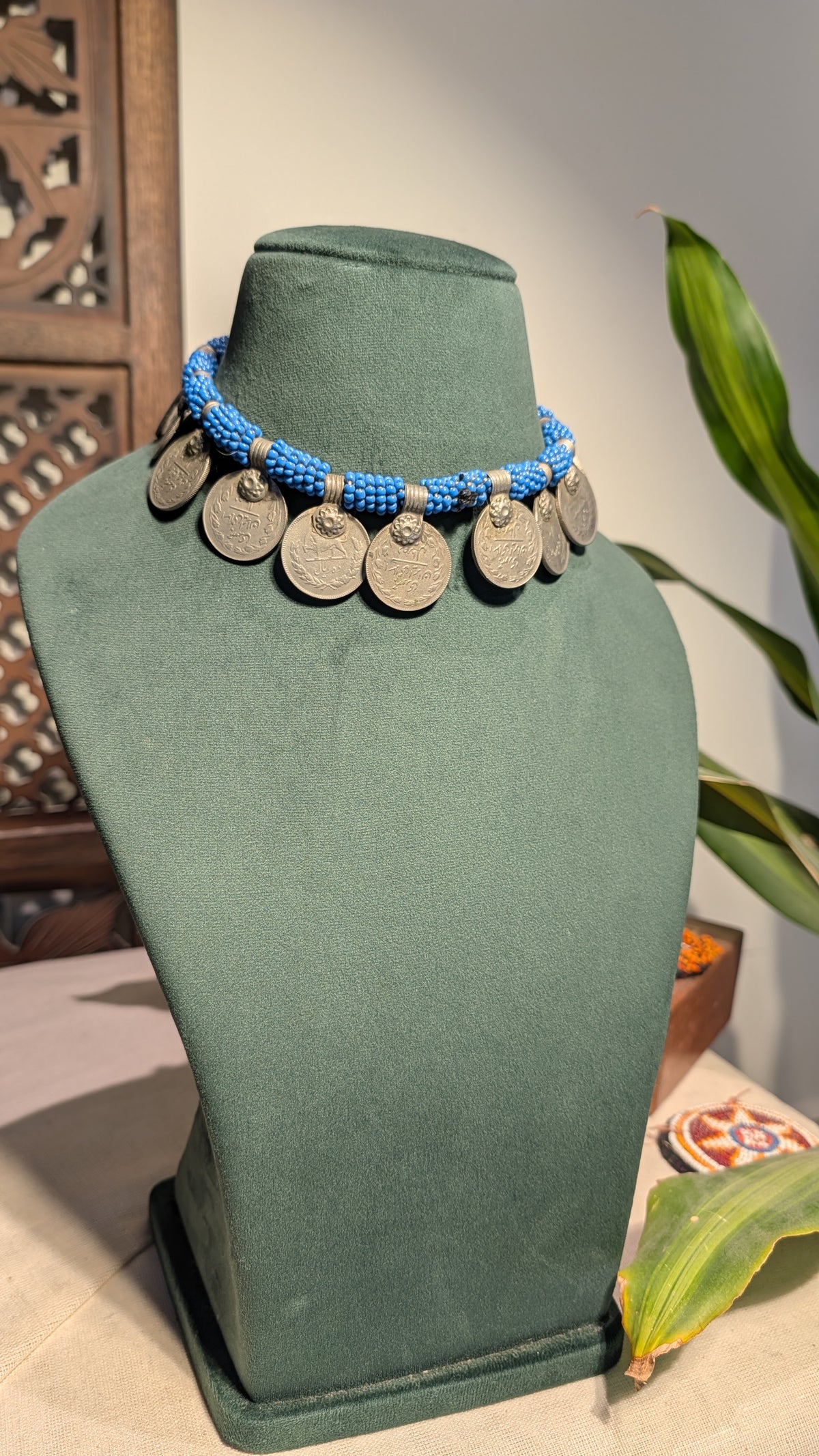 Aasmani Afghan Necklace