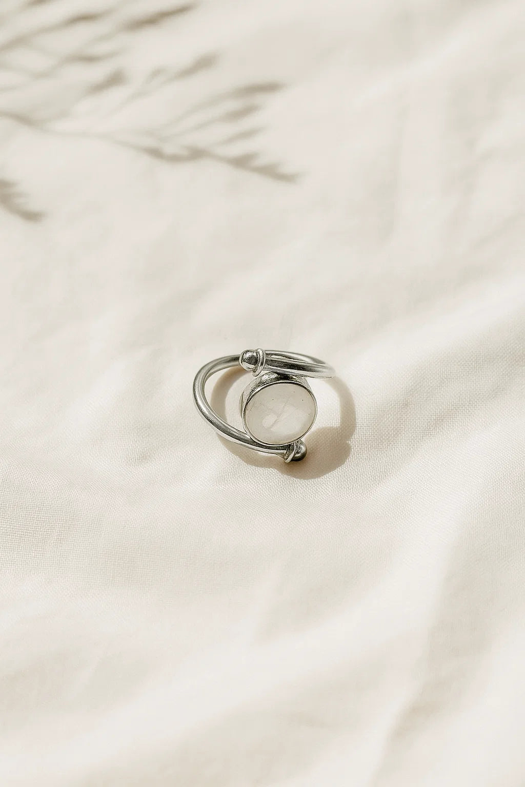 Moonstone Gemstone Sterling Silver Ring