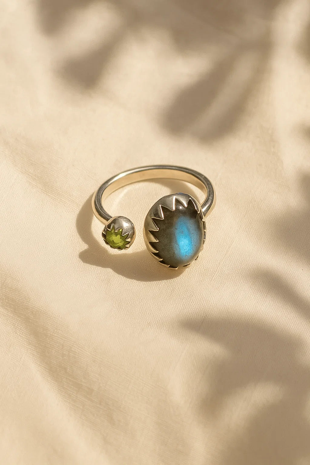 Labradorite Gemstone Sterling Silver Ring
