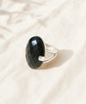 Black Onyx Statement Gemstone Sterling Silver Ring