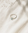 Blue Topaz Gemstone Sterling Silver Ring