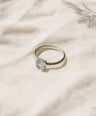 Blue Topaz Gemstone Sterling Silver Ring