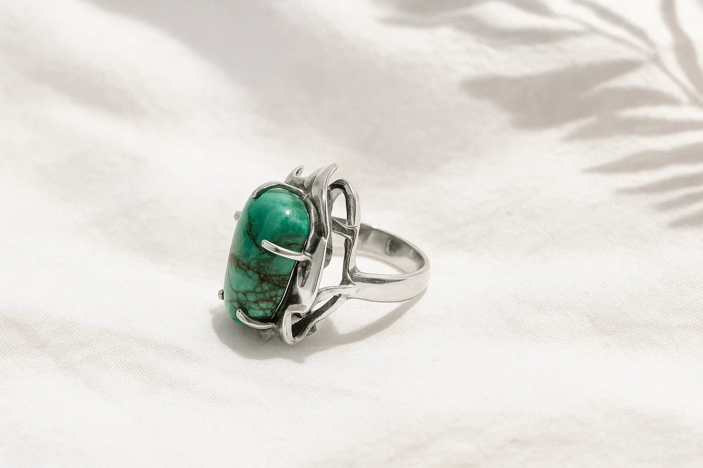 Turquoise Gemstone Sterling Silver Ring