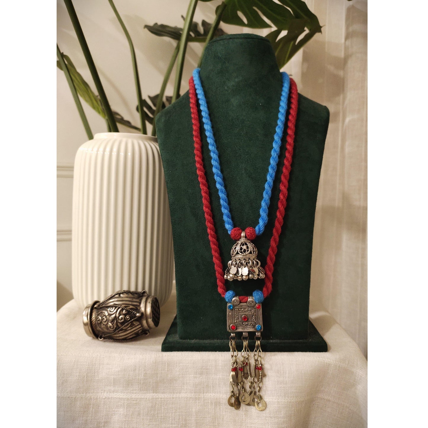 Resham Afghan Pendant