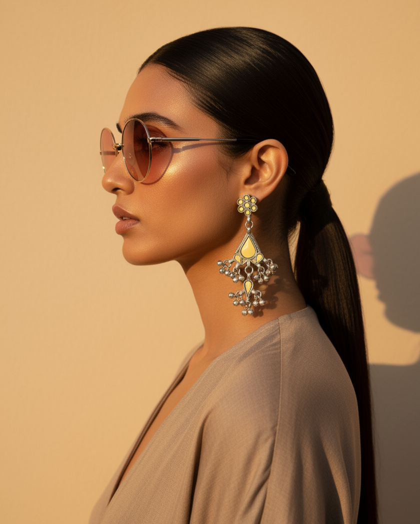 Yuhima Glass Earrings